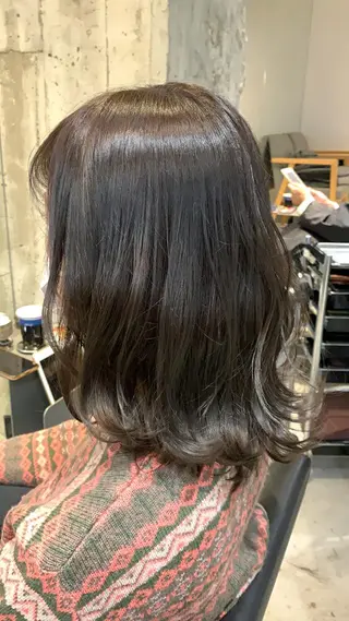 ミディアム カラー パーマ 🌈艶髪/髪質改善 新宿itouのヘアスタイル