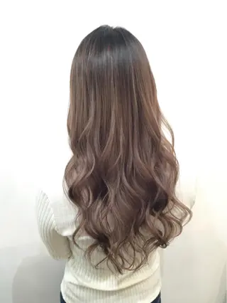 ロング カラー ヘアアレンジ SHEDEL TOKYO所属・今岡 勇人のヘアスタイル