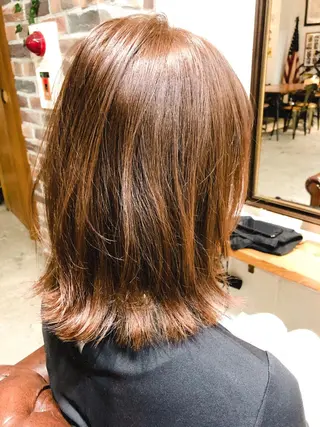 ミディアム カラー パーマ ヘアアレンジ メンズ キッズ ネイル マツエク・マツパ ⭐️ハイクオリティ カラー杉本雄志⭐️のヘアスタイル