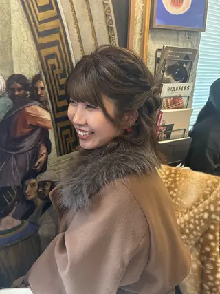 ミディアム 柏木 鈴のヘアスタイル