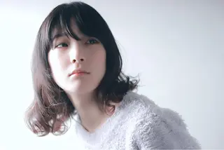 ミディアム セミロング パーマ 川間 将彦のヘアスタイル