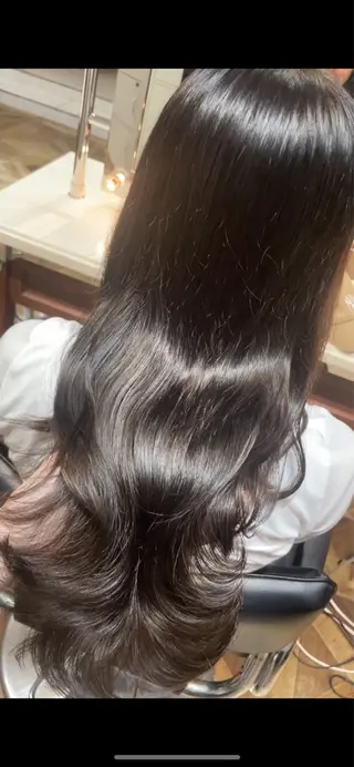 ロング カラー BEBE所属・ご新規様限定 透明感カラーKANAのヘアスタイル