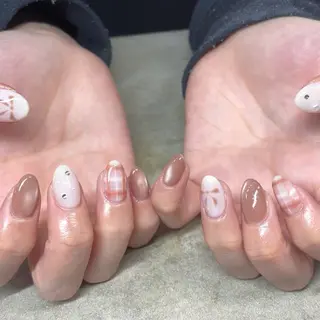 ネイル 🎀mahiro🎀 ワンホンネイルのネイルデザイン