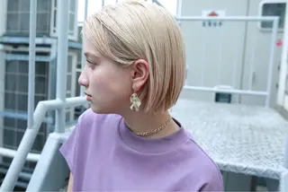 ミディアム カラー パーマ ヘアアレンジ メンズ キッズ ネイル マツエク・マツパ premier modelsのヘアスタイル