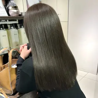 ロング カラー ヘアアレンジ ブリーチなしカラー /ベージュ/安形翔のヘアスタイル