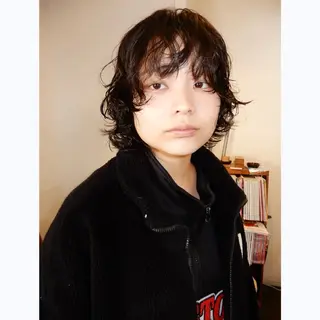 ミディアム パーマ デザインカット🎨 ボブ🫟おざきのヘアスタイル