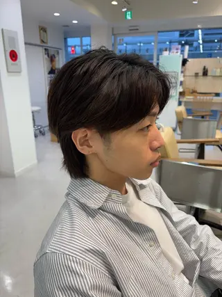 パーマ メンズ メンズパーマ/ スパイキー/フェードのヘアスタイル