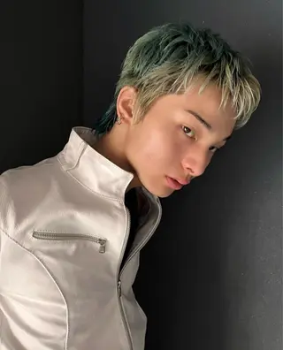 ショート メンズ Vicky オリーブ メンズカジュアルのヘアスタイル