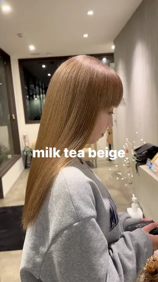 ロング カラー 各務原/カラー/ブリ ーチお任せください!のヘアスタイル