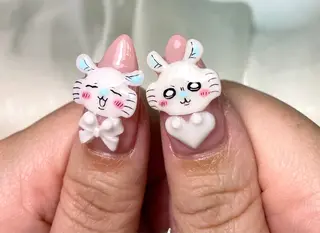 ネイル アヤメネイル 最新チップスカルプのネイルデザイン