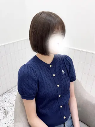 ミディアム 新井 凪のヘアスタイル