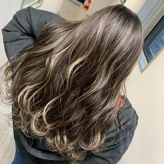 ロング 松井那津子 /ハイライトブリーチのヘアスタイル
