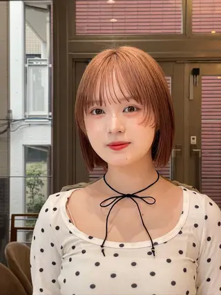 ミディアム ❤️ボブ/髪質改善 タッセルボブ/ユウキのヘアスタイル