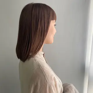 ミディアム カラー 当日予約大歓迎💗 依田瑞希のヘアスタイル