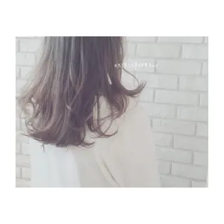 セミロング ロング FRAME所属・FRAME/髪を育 てる/大人デザインのヘアスタイル