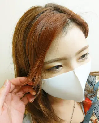 ショート ヘアアレンジ カラー Add9 柳田健登のヘアスタイル