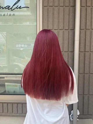 ロング カラー 荒井 茉凜のヘアスタイル