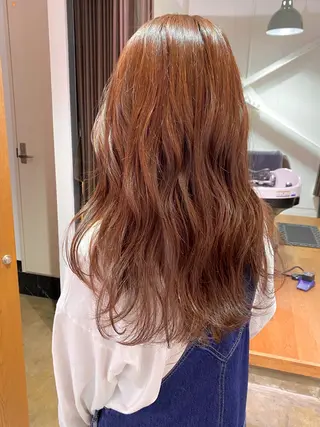 ロング カラー MR.GOOD MORNINGフジイのヘアスタイル