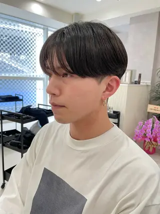 ショート カラー パーマ メンズ 【東北メンズヘア1 位受賞🥇】本間祐太のヘアスタイル