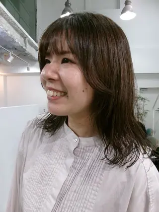 カラー パーマ nishihama nanaのヘアスタイル