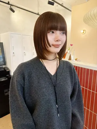 ショート カラー ❤️アヤカ Wカラー ボブ レイヤー❤️のヘアスタイル
