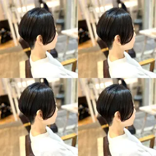 ショート カラー Realme  京都四条烏丸ドゥエby  yk所属・小塚 耀介✂︎ ショートボブ特化のヘアスタイル