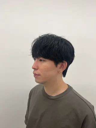 ショート カラー パーマ メンズ 🏆メンズヘア特化 🥇代表りんぺーのヘアスタイル