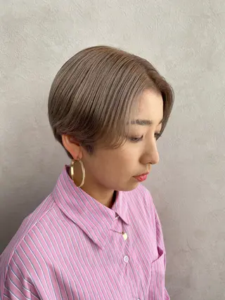 ショート カラー 🌼似合わせカラー / Misaki🌼のヘアスタイル