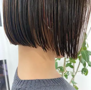 ショート カラー センターパート/ 暖色カラーayuのヘアスタイル