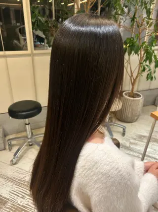 ロング パーマ 白岩 君予のヘアスタイル