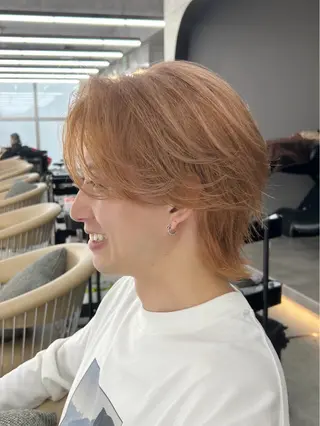 メンズ 池袋/韓国メンズヘア ❤️💙軸丸みうのヘアスタイル