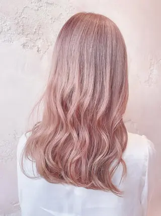 セミロング Puamelia 名古屋所属・韓国風ヘア✻透明感 カラー✻yukaのヘアスタイル