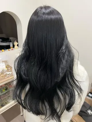 カラー HONO/韓国 🇰🇷大阪エクステのヘアスタイル