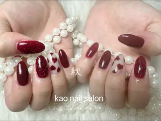 ネイル kao  パラジェル スカルプ/長さだしのネイルデザイン