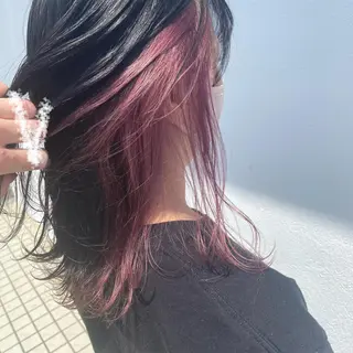 セミロング カラー 韓国ヘア特化 💟 ララア 💟のヘアスタイル