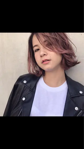 ショート HOODS hair salon所属・透明感カラー🌿ボブ ✨飛田　ケイのヘアスタイル