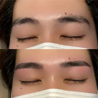 メンズ アイブロウ 藤川 瑛梨奈のマツエク・マツパデザイン