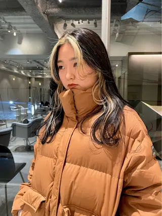 ロング カラー M.SLASH 表参道所属・透明感カラー/パーマ オレンジmiyo⭐️のヘアスタイル