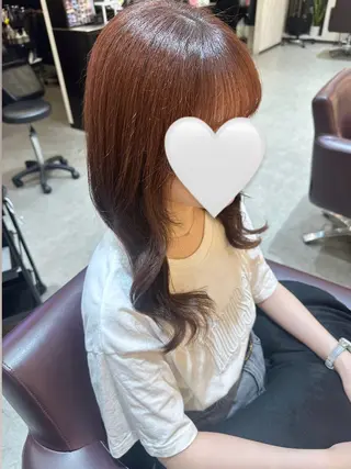 セミロング ✂️無料カットモデル ✂️佐々木悠月のヘアスタイル