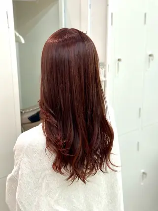 セミロング カラー 🤍透明感カラー🤍 Moeのヘアスタイル