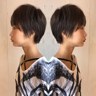 ショート あらき ちさとのヘアスタイル