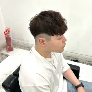 ショート カラー メンズ 【メンズパーマ特化】 🍏網中勇喜のヘアスタイル