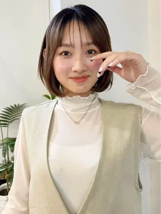 ショート Farbe🤍 女性限定のヘアスタイル