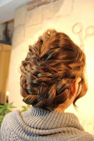 ヘアアレンジ 田辺 侑未のヘアスタイル