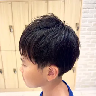 メンズ キッズ 🎍艶カラー🎍 ✨パーマ✨又吉のヘアスタイル