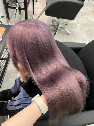 ロング LINDO TOKYO所属・ミルクティー /asumi♡のヘアスタイル