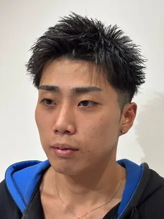 ショート メンズ 【店長】メンズ職人 短髪　ハイトーン🔥のヘアスタイル