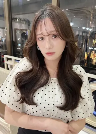 ロング 熊谷 沙紀 ／金山／ツヤ髪カラーのヘアスタイル