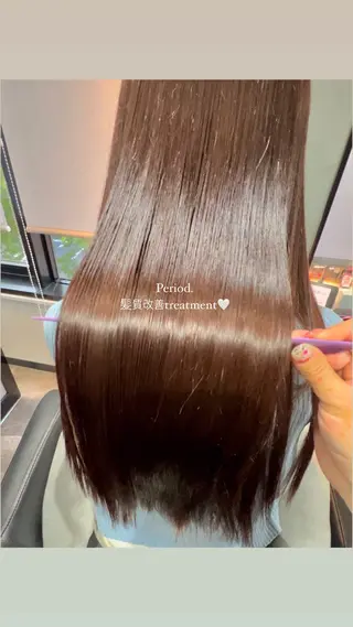 ロング 髪質改善period.所属・いしかわまい🎀 髪質改善特価サロンのヘアスタイル