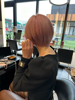 ショート カラー メンズ/レディース 下村 伯のヘアスタイル